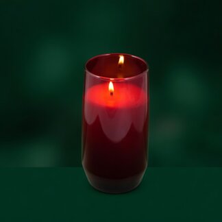Large Ruby Red Candles